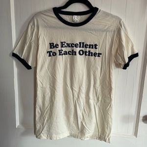 Throw back short sleeve tshirt